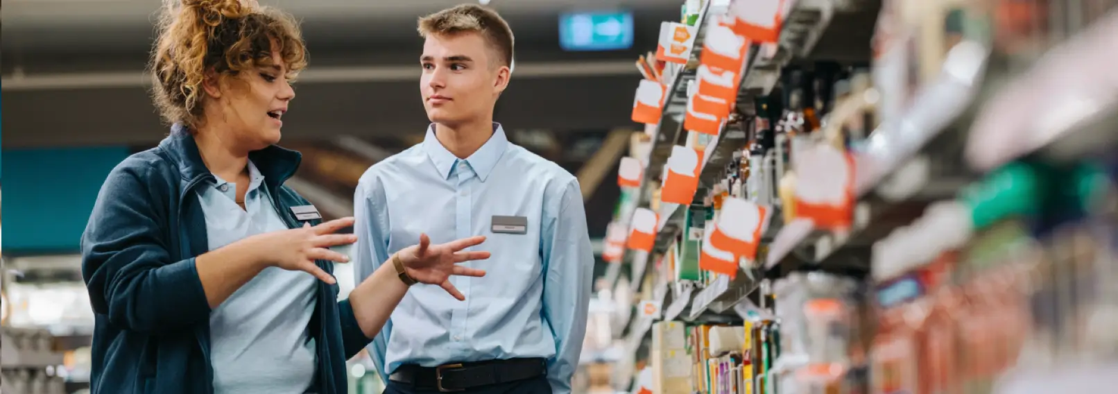 Design grocery store uniforms