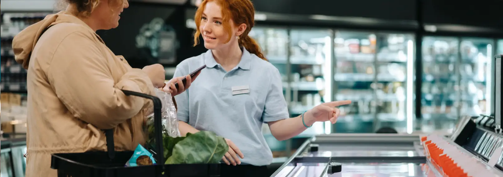 Grocery worker attire
