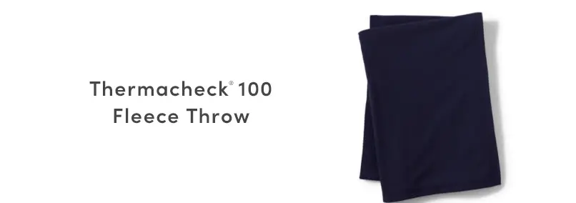 Thermacheck 100 fleece throw